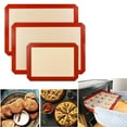 thumbnail image 6 of Set of 3 Silicone Baking Mats Heat-Resistant, Non-Stick, Reusable - Food-Grade, Ideal for Oven, Pastry, Bread Dough, Rolling, Macaron Making, Cookies, and More in Your Kitchen Arsenal, 6 of 8