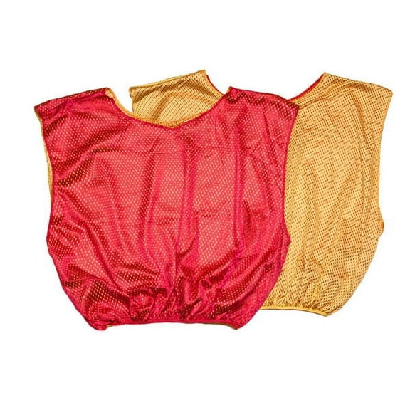 ChampionSportsReversibleMeshAdultScrimmageVest,Yellow/Red