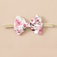 thumbnail image 6 of GYRATEDREAM Newborn Baby Girl Summer Outfit Infant Girl Letter Romper Floral Shorts Headband Set 0-18 Months, 6 of 12