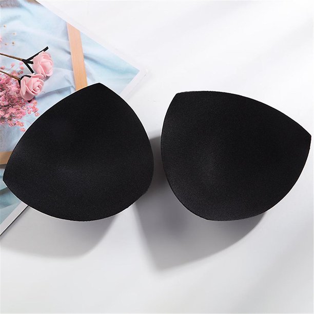 1 par de almohadillas para sujetador deportivo con realce en la parte superior de esponja para mujer, almohadilla para Bikini potenciadora de pecho