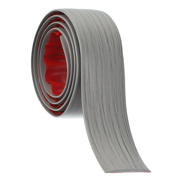 Tira de transición de piso autoadhesiva Uxcell 3.3' x 1.6' Madera gris de vinilo