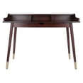 thumbnail image 3 of Winsome Wood Sonja Writing Desk, Walnut Finish, 3 of 5