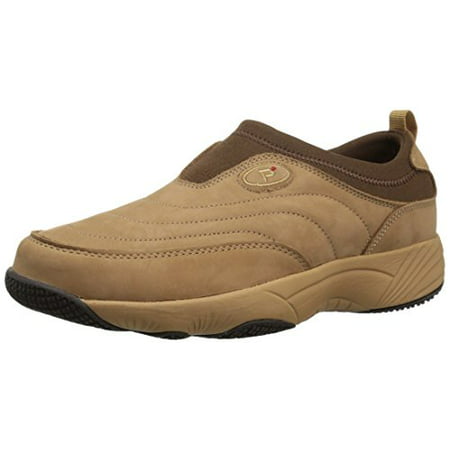 Propet Women's Wash N Wear Slip On Ll Walking Shoe, SR Mushroom Nubuck, 10 2E (Best Walking Shoes For Seniors)