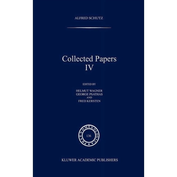 Phaenomenologica Collected Papers IV, Book 136, (Hardcover)