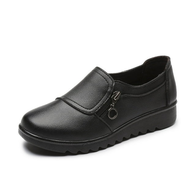 Cameland Chaussures Confortables pour Femmes Mode Femmes Couleur Unie à Lacets Boucle Semelle Souple Chaussures d'Extérieur en Tissu Chaussures Plates