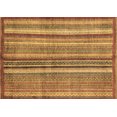 thumbnail image 1 of Ahgly Company Indoor Rectangle Abstract Brown Modern Area Rugs, 7' x 9', 1 of 4