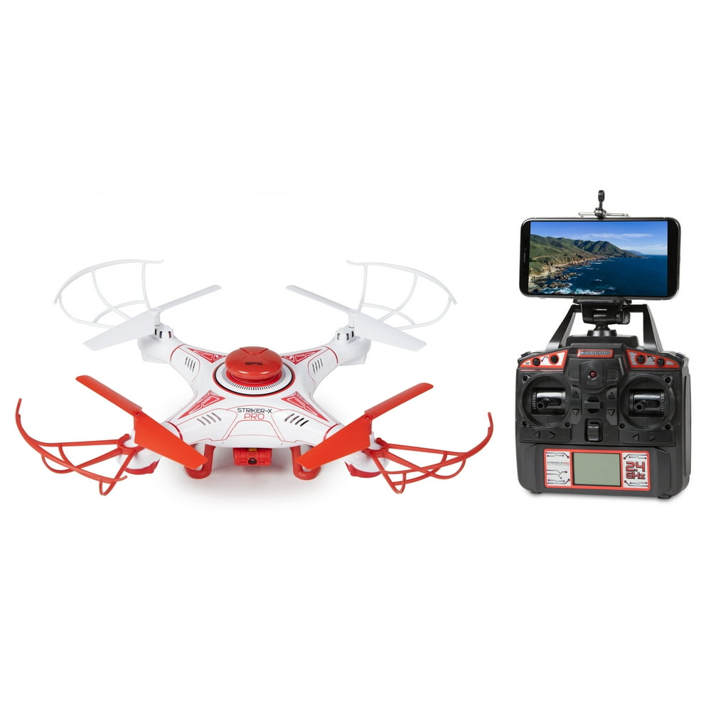 StrikerX Pro HD Live Feed Camera GPS Drone 2.4GHz 4.5CH HD Picture