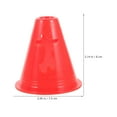 20 Pcs Sign Barrel Obstacle Red Traffic Cones Guinea Pig Sports Course