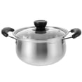thumbnail image 1 of Shisuyan Stainless Steel Cooking Stockpot Household Stock Soup Pot Kitchen Food Cooking Pot, 1 of 8