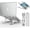 Silver, variant on LINLIN Laptop Stand, Portable Laptop Desk Holder, 6-Levels Adjustable Notebook Riser Mount, Aluminum Ventilated Computer Stand for iPad and Dell HP, Samsung, Lenovo All 10"~15.6" Notebooks