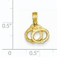 thumbnail image 2 of 14K Yellow Gold Handcuffs Pendant, 2 of 2