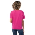 thumbnail image 6 of Time and Tru Women's Short Sleeve Boyfriend T-Shirt, 6 of 8