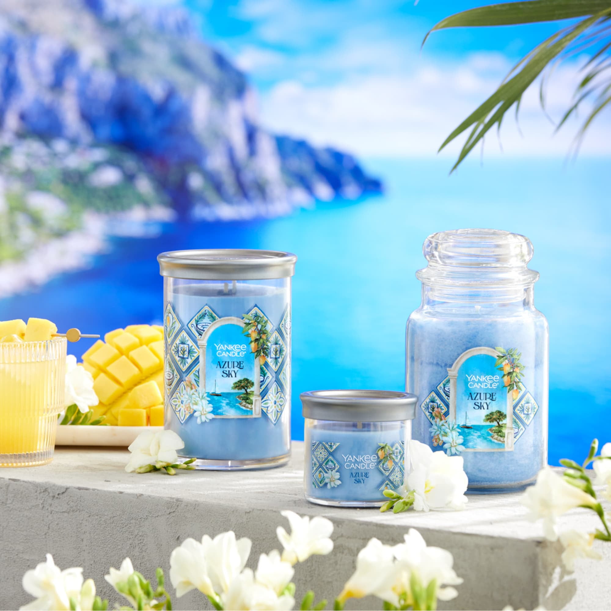 Yankee Candle Azure Sky, 22 oz Original Large Jar Candle