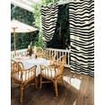 thumbnail image 5 of nqOlkjepod Outdoor Curtains for Patio Waterproof, Beige Black Stripe Outdoor Privacy Panels Grommet, Modern Abstract Art Lines Wave Blackout Outside Curtains for Porch/Cabana 54"x84", 2 Panels, 5 of 8