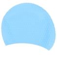 thumbnail image 1 of Miangastore Hair Cap For Swimming Blue Silicone 1Pack 9X7X0.2In, 1 of 8