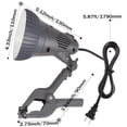 thumbnail image 7 of 12W LED Clamp Work Lamp, Integrated 360° Rotatable Head, Ultra Bright Work Bench Light, Desk Lamp with Clip, 4000K Cool White, 7 of 7
