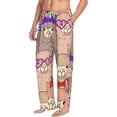 thumbnail image 2 of Daiia Cute Lamas Men's Sleep Pant with Pockets and Drawstring,Pajama Pants-Medium, 2 of 9
