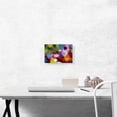 thumbnail image 2 of ARTCANVAS Green Blue Pink Orange Modern Rectangle Canvas Art Print - Size: 12" x 8" (0.75" Deep), 2 of 9