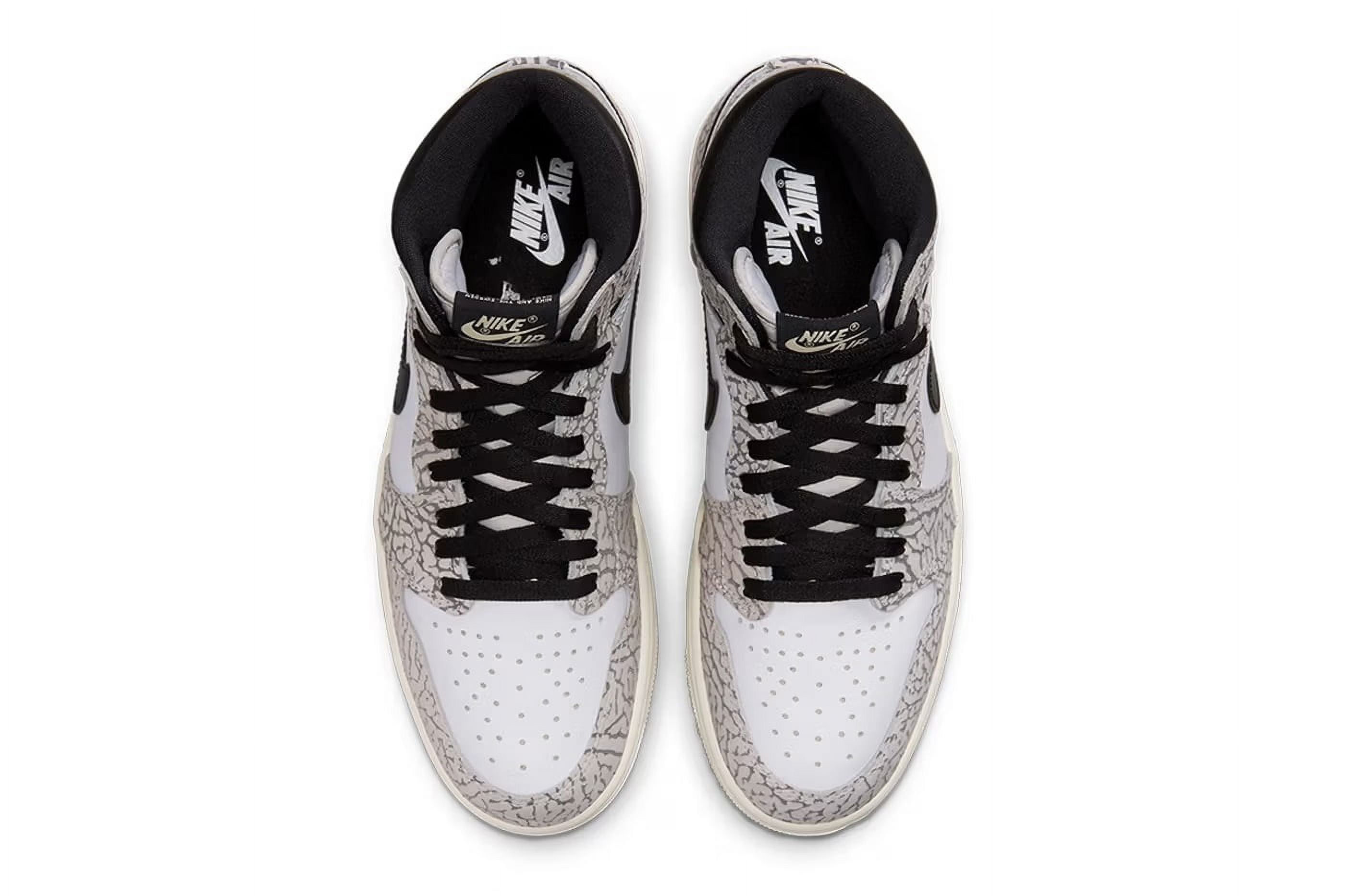 Men's) Air Jordan 1 Retro High OG 'White Cement / Elephant