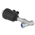 thumbnail image 3 of Angle  Valve Air Actuated Angle  Valve Air Actuated Thread Connection Stainless Steel Thickened Plastic Case Steam Valve1 2in DN15 Valve Faucet Valves 360 Rotated, 3 of 8