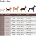 thumbnail image 4 of Collar de piel para perro y correa de 4 pies, collar básico ajustable KUDES, con juego de correa de cuero para mascotas con campana, 4 of 5