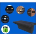 thumbnail image 4 of Bewildely Paquete de 2 luces de pared con energía solar IP65 Jardín Parque Porche Patio trasero Calzada Patio Pasarela Césped Carretera Escalera Iluminación y accesorios RGB Bewildely HA073742-02, 4 of 6
