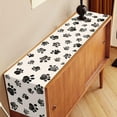 thumbnail image 3 of Dog Paw Print Table Runner Puppy Dog Birthday Party Decoration Farmhouse Dining Room Kitchen Home Decor (13" x 90"), 3 of 5