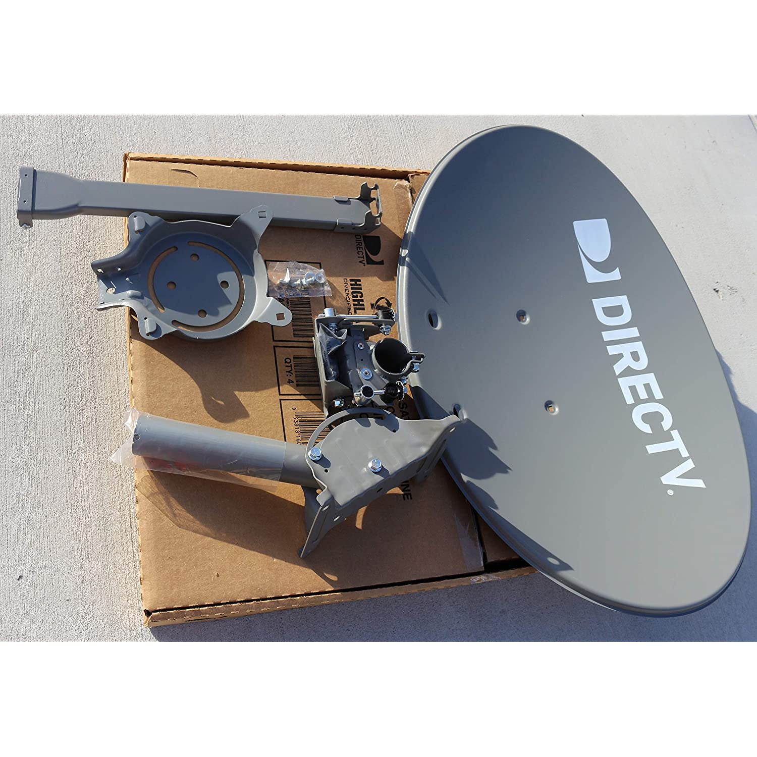 DIRECTV AU9SL3SWM Three LNB Ka/Ku Slim Line Dish Antenna SL3 LNB