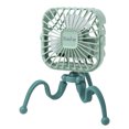 thumbnail image 1 of Ventilador De Cochecito Ventilador USB para cochecito, 5 V, 2,5 W, ventilador eléctrico de pulpo, enfriador de aire silencioso de 3 velocidades (verde B) Ehuebsd Libre de BPA, 1 of 6