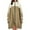 White, variant on IROINID Women's Comfy Mid-Long Raincoat Print Coat Long Sleeve Waterproof Outwear, White