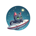 thumbnail image 5 of cartoon Cat Space Theme Stickers, Waterproof Cat Space Theme Sticker for Water Bottle Laptop Phone Cases Planner Skateboard Luggage Helmet Party Favor Decor, Ideal for Adults Teens Teacher Rewards, 5 of 9