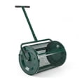 thumbnail image 3 of Fertilizer Spreader 27x16 Inch, Lawn Compost Spreader with Mesh, Garden Seed Spreader, Adjustable Handle, Heavy Duty Metal, 2.7 Cu.ft Capacity, 3 of 9