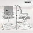 thumbnail image 2 of CL.HPAHKL Mesh Office Chair Comfortable Desk Chair, Ergonomic Rolling Task Chair with Armrest, Grey, 2 of 7