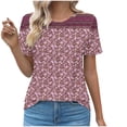thumbnail image 2 of Aloohaidyvio Classic Fit Lightweight Crew Neck Tee 2025, Women's Summer Tops, Casual Short Sleeve Shirt for Relaxed Fashion, 2 of 5
