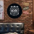thumbnail image 4 of Chapa ACDC Metal Vintage Pintura Hierro Redonda Pared para El Y Bar 30x30cm, 4 of 9