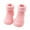 Pink, variant on Generic Slippers For Toddlers Kids Baby Boys Girls Solid Warm Knit Soft Sole Rubber Shoes Socks Slipper Stocking for Casual Soft Comfortable Shoes(15-18 Months,Blue)