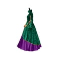 thumbnail image 6 of Medieval Green Velvet Dress Witch Dress Robes Outfit Adult for Women, 6 of 6