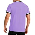thumbnail image 4 of Aofany Mens Big and Tall T-Shirts Casual Solid Color Pullover Shirt Plus Size V Neck Tops for Men Stylish, 4 of 7