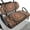 Brown Boho Mandala Flower, variant on Binienty Tropical Hibiscus Floral Golf Car Seat Towel Blanket Stretchy Comfortable Golf Cart Seat Covers Front UV Protection Golf Cartseat Covers Kit Suits EZGO Club 2-Seat Golf Carts