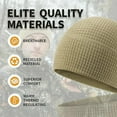 thumbnail image 4 of 2 Pack Skull Caps for Men Helmet Liner Thermal Hat Winter Sweat Liner Cold Weather Athletic Skull Cap for Men Women Windproof Black Navy Blue, 4 of 6