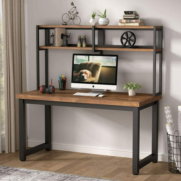 Office Desk Study Writing With, Large Wooden Desk With Storage