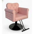 thumbnail image 3 of AKDSteel Hydraulic Barber Chair, 330lbs Capacity, Swivel Lock Styling Chair With Adjustable Height And Pu Leather Seat, 3 of 5