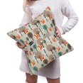 thumbnail image 6 of Bingfone Squirrels and Trees Linen Throw Pillow Covers Cushion Case Pocket Button Vintage Farmhouse Pillowcase-20"x20", 6 of 9