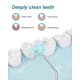 thumbnail image 2 of Professional Dental Jet Water Flosser, Portable and Rechargeable Oral Irrigator IPX7 Waterproof 3 Modes, Ideal for Home and Travel-White, 2 of 5