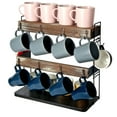 thumbnail image 1 of Soporte para tazas de café J JACKCUBE DESIGN, madera rústica, 2 niveles, 1 of 1