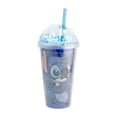 thumbnail image 1 of Vaso De Plástico Doble Pared Con Tapa Domo Y Popote, Diseño Stitch & Trapos Vacations, Vaso Reutilizable Transparente con Bolitas de Colores, Capacidad 480 Ml, 1 of 4