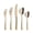 Gold, variant on Amefa Austin 20pc Flatware Set, 18/0 Stainless Steel Black