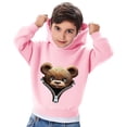 thumbnail image 3 of Sudadera con capucha para bebé, niño y niña, sudadera informal con estampado para bebé, regalo para niña, blusa, 3 of 5