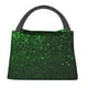 thumbnail image 1 of Fotbe Green Sparkling Bolsa Térmica Portátil con Estampado, Bolsa de Entrega de Alimentos Aislada, Bolsa Reutilizable de Gran Capacidad para Comidas y Supermercado, 1 of 6