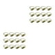 thumbnail image 3 of Advancent 12 Pieces Home Restaurant Leaf Shaped Ring Portable Ceremony Rhinestone Napkins Napkin Decoration Ornament Banquet Oro 2piezas, 3 of 6